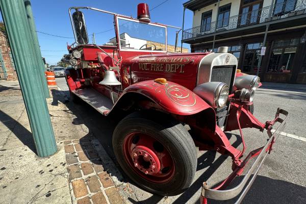 Seville Quarter's infamous antique Fire Truck Seville Quarter's infamous antique Fire Truck