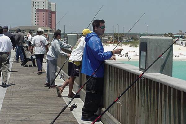 Pier Fishing on Pensacola Beach